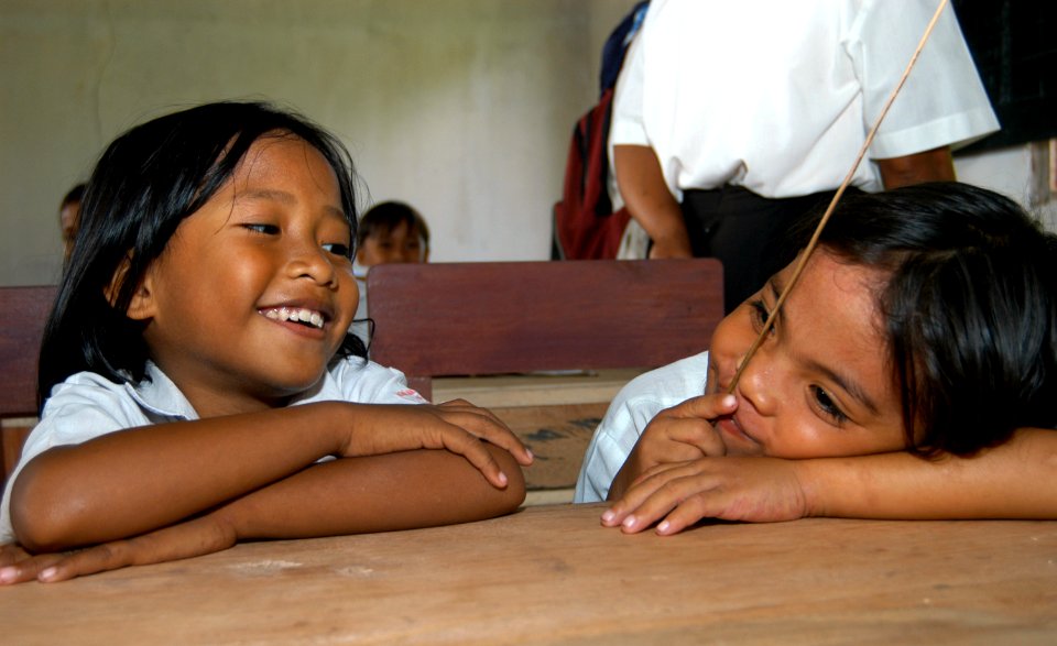 Enthusiastic children in class (4324315285)