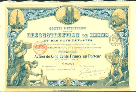 Enterprise pour la Reconstruction de Reims 1919