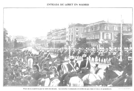 Entrada de Loubet en Madrid, de Campúa, Nuevo Mundo, 26-10-1905 photo