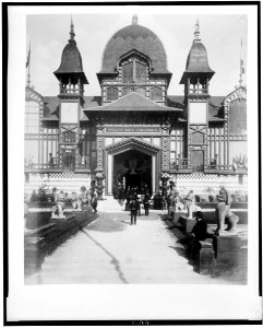 Entrance to Colonial Palace, Paris Exposition, 1889 LCCN94500813