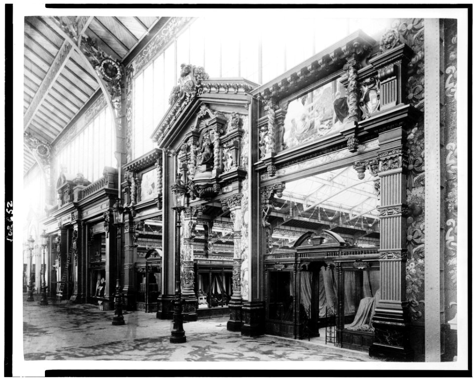 Entrance to exhibit in the Palace of Diverse Industries, Paris Exposition, 1889 LCCN91725824