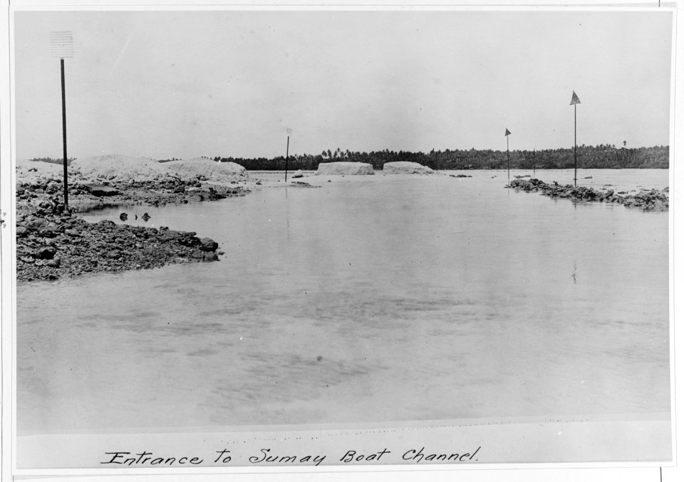 Entrance to Sumay Boat Channel, Guam (circa 1906)