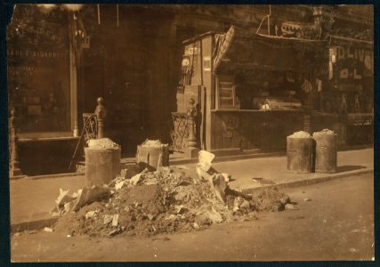 Entrance to tenements, 53 to 59 Macdougal St., N.Y., (licensed) in which coats and flowers are made. LOC nclc.04190