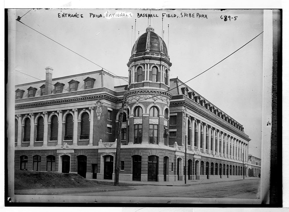 Entrance to Shibe Park, Philadelphia Americans (baseball) LCCN2014683280