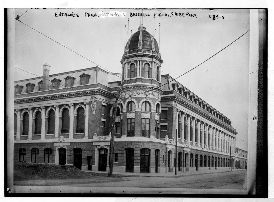 Entrance to Shibe Park, Philadelphia Americans (baseball) LCCN2014683280
