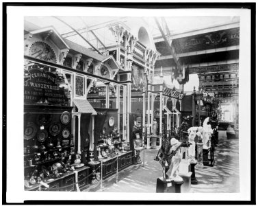Entrance to the Swiss exhibit, Paris Exposition, 1889 LCCN92520458