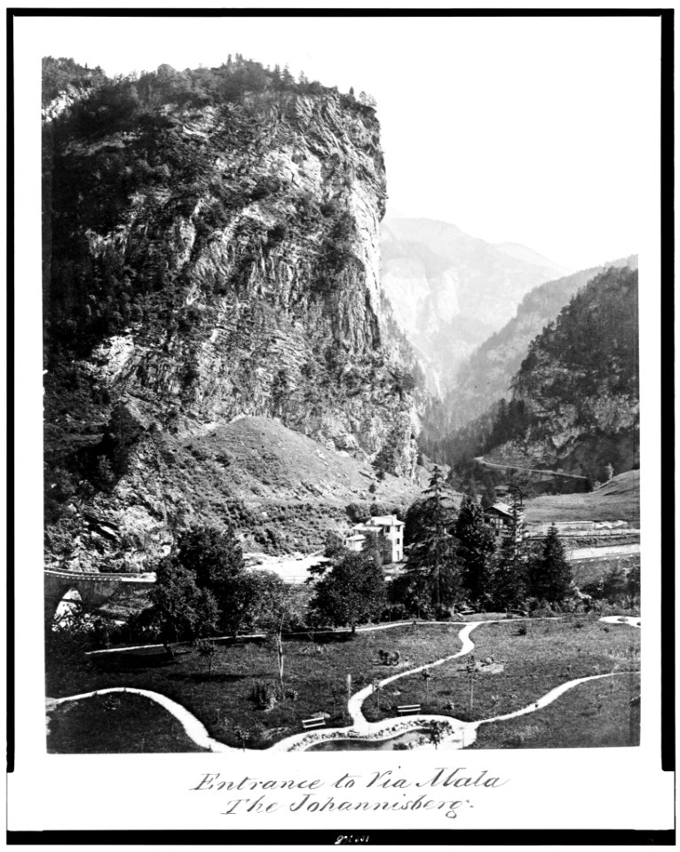 Entrance to the Via Mala-the Johannisberg LCCN94514157