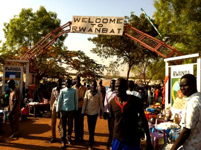 Entrance to the camp's Rwanda Battalion Section (12328019205)