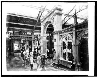 Entrance to the Italian exhibit in the Palace of Diverse Industries, Paris Exposition, 1889 LCCN92520503