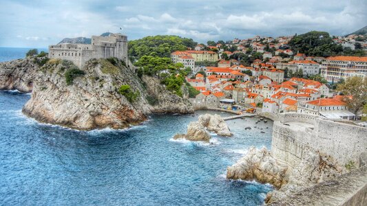 Adriatic sea sea rock photo