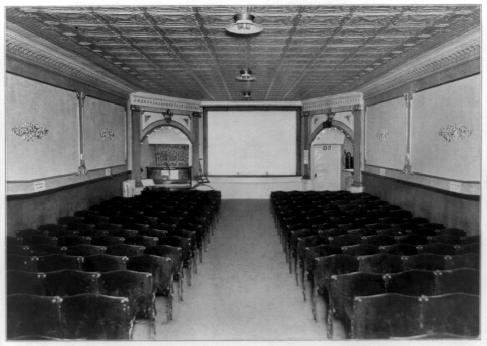 Entrances of moving picture theaters, no. 10, Normal Theatre, 6850 Halstead Street, Chicago-interior LCCN96509424
