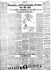 Entrevista Ll. Bagaria. Setmanari La Rambla 21.03.1932