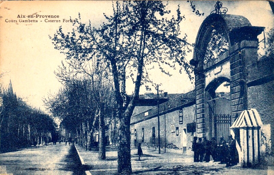 Entrée de la caserne Forbin