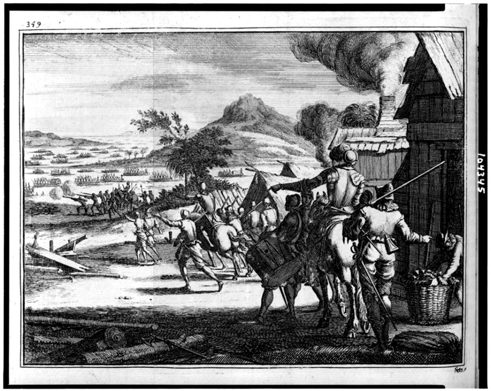 Entrée de Espagnols dans la Province de Chicaça LCCN91480216