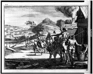 Entrée de Espagnols dans la Province de Chicaça LCCN91480216