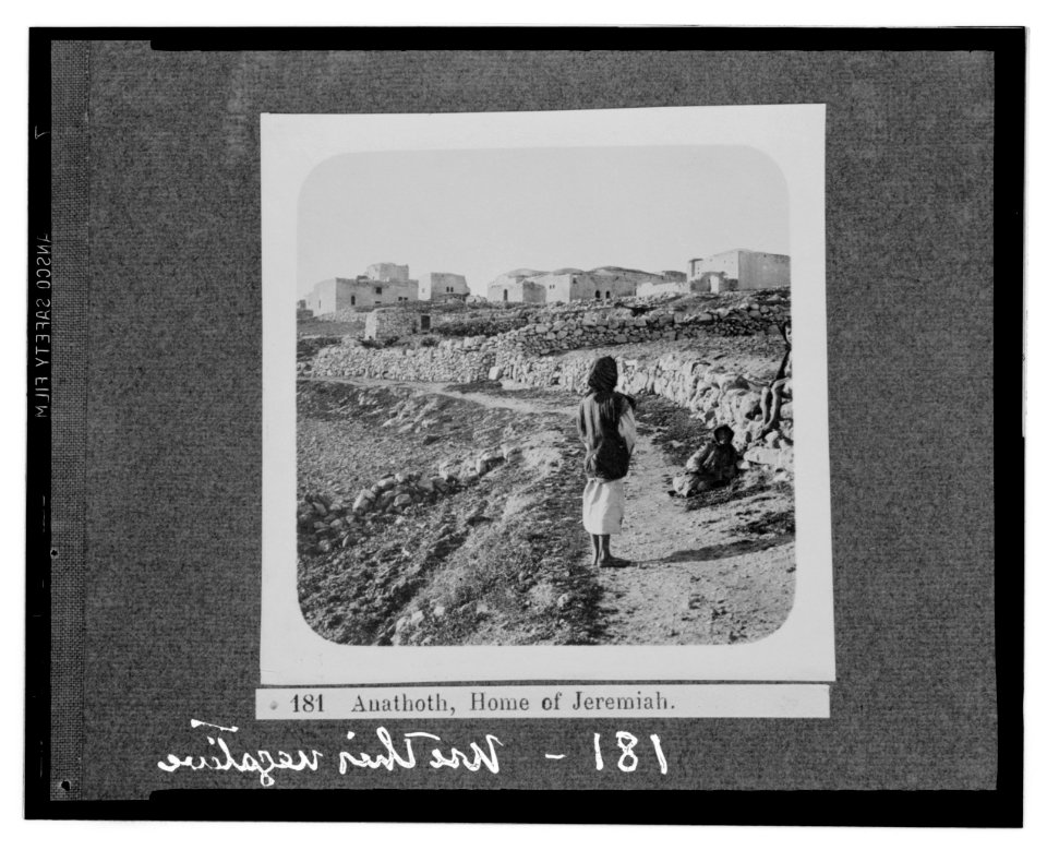 Environs of Jerusalem. Anathoth, home of Jeremiah LOC matpc.12314
