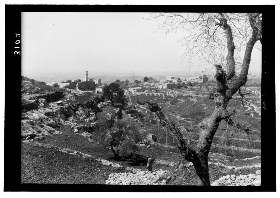 Environs of Jerusalem. El Kubeibeh. Old village and Franciscan monastery LOC matpc.15173