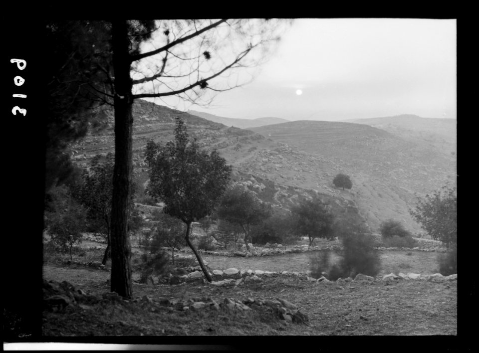 Environs of Jerusalem. El Kubeibeh. The setting sun. Suggestive of 'The day is far spent' LOC matpc.15177