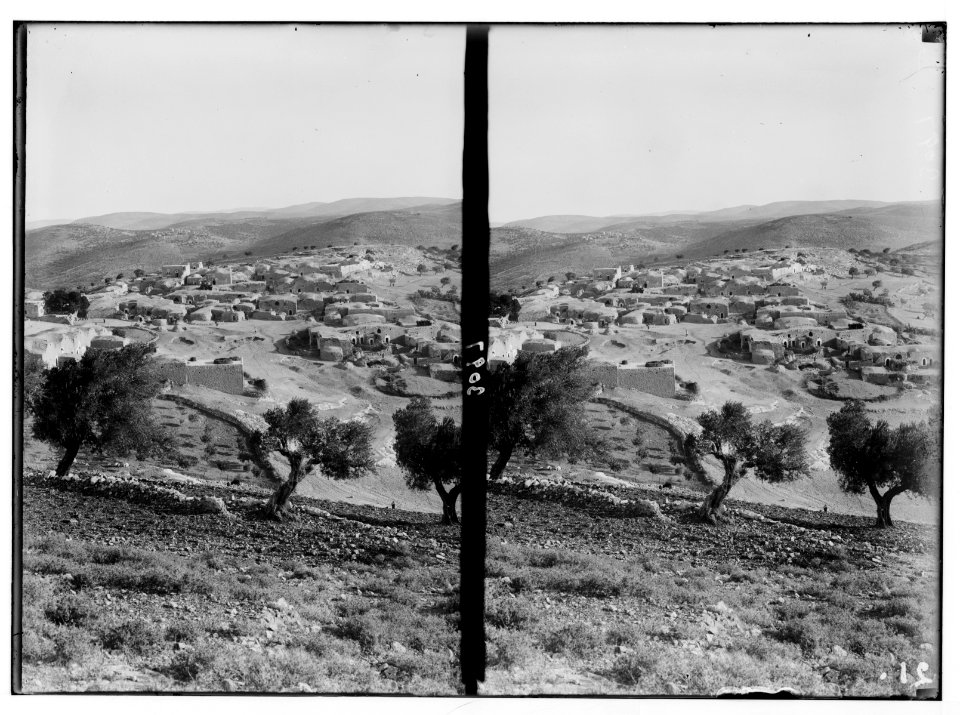 Environs of Jerusalem. Village of K'fr Malek. Typical Judean village LOC matpc.02643