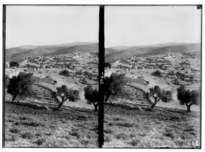Environs of Jerusalem. Village of K'fr Malek. Typical Judean village LOC matpc.02643