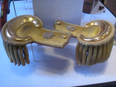 Epaulets belonging to Gen. Joseph A. Ingalls, 1800s - Old State House Museum, Boston, MA - IMG 6734
