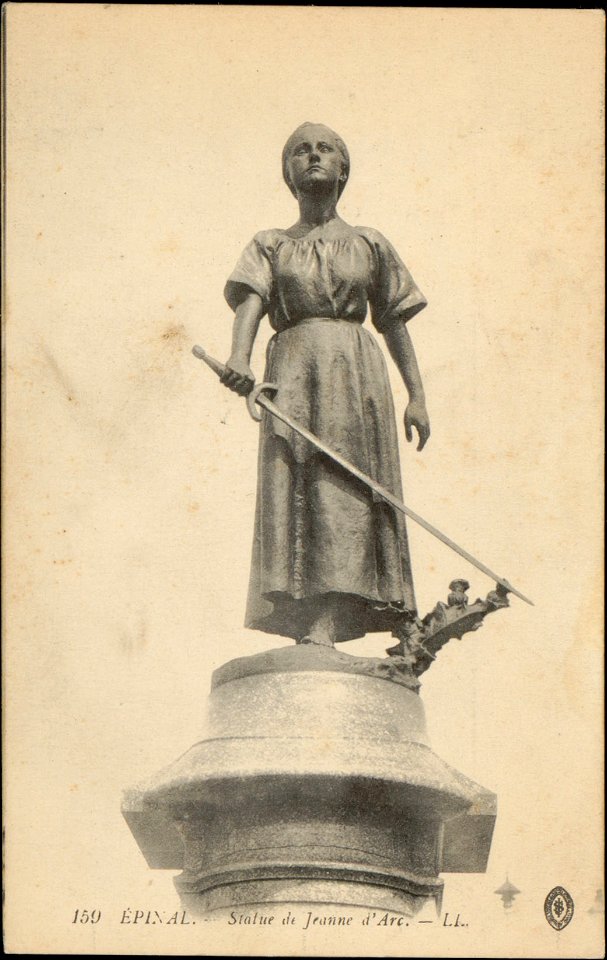 Epinal, Statue de Jeanne d'Arc CP 5530 PR