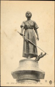 Epinal, Statue de Jeanne d'Arc CP 5530 PR