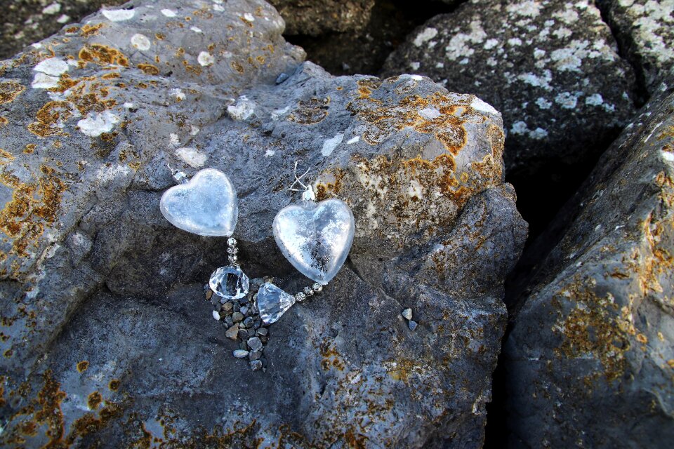 Hearts glass glow