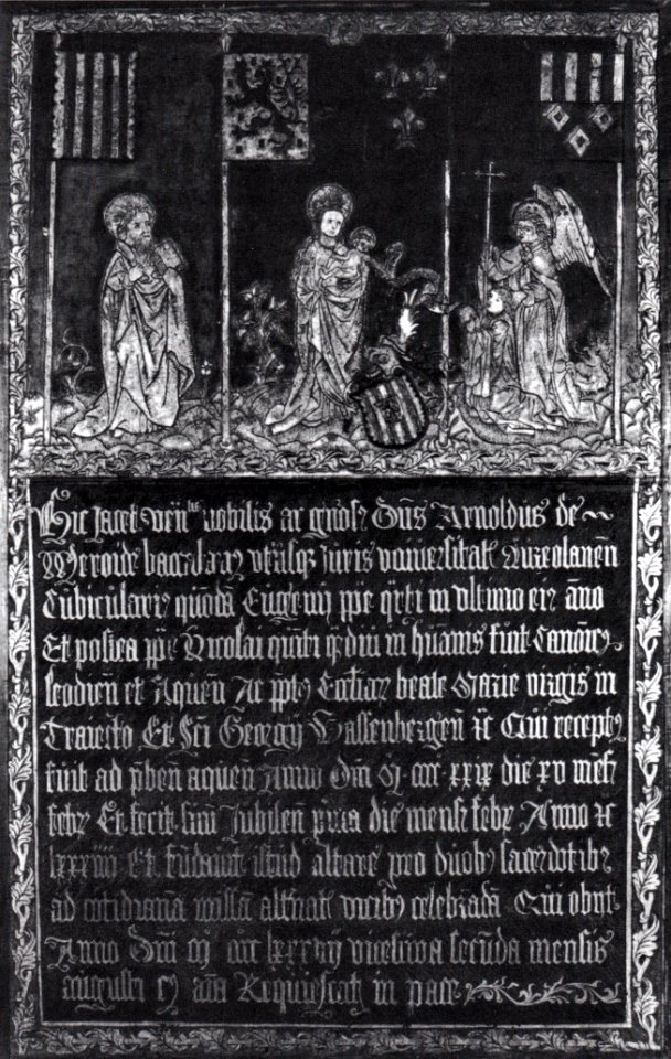 Epitaaf Arnold I van Merode (Dom van Aken)