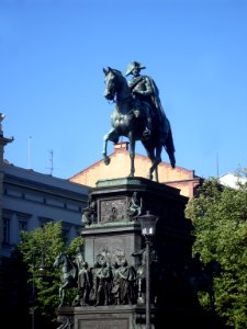 Equestrian statue of Frederick the Great of Prussia in Berlin (Mitte)