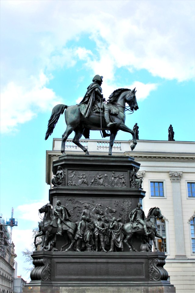 Equestrian statue of Frederick the Great of Prussia in Berlin