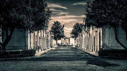 Christian headstone churchyard photo