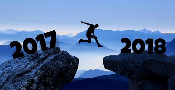 New year happy new year jumping