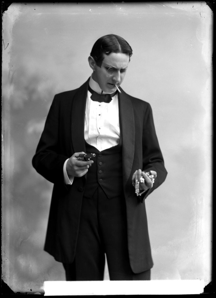 Erik Petschler in Amatörtjuven at Vasateatern 1914 - SMV - GP033