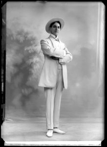 Erik Petschler in Bilkurtis at Djurgårdsteatern 1912 - SMV - NP038