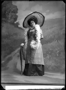 Erika Törnberg in Folkans dollarprinsessa at Folkteatern 1909 - SMV - NT071