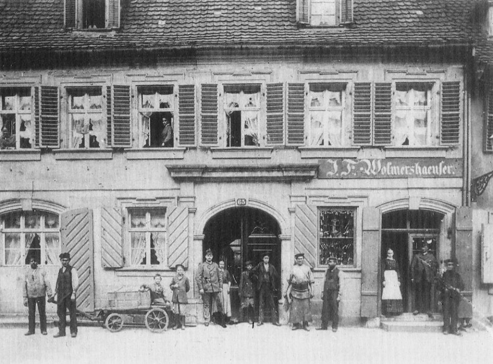 Erlangen Hauptstraße um 1900 001