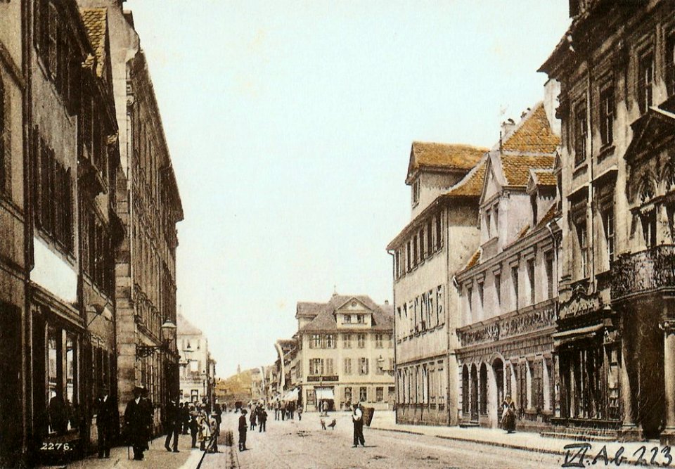 Erlangen Hauptstraße um 1892 001