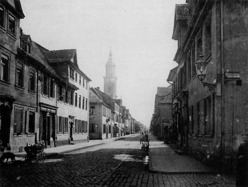Erlangen Innere Brucker Straße um 1890 001