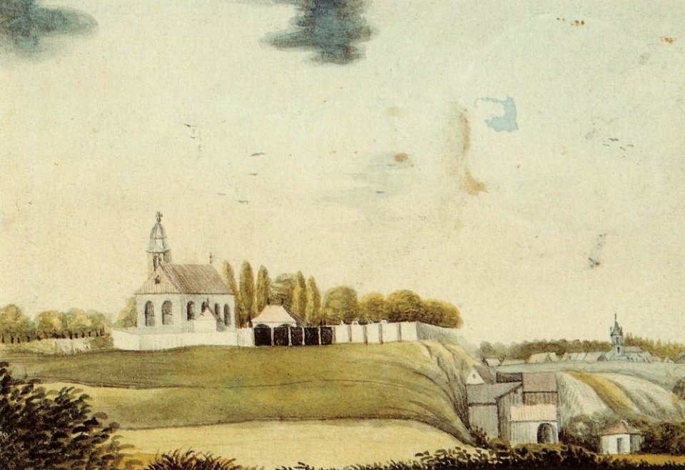 Erlangen Neustädter Friedhof um 1840 001