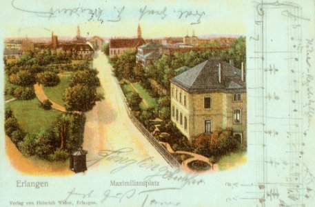 Erlangen Postkarte 025