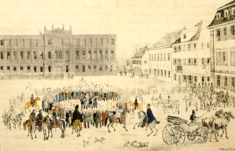 Erlangen Schlossplatz 1822 001