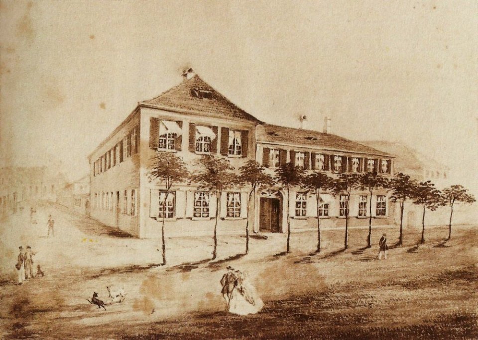 Erlangen Wasserturmstraße um 1840 001