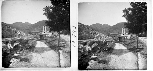 Ermita i pont de Sant Antoni a Sant Llorenç de la Muga