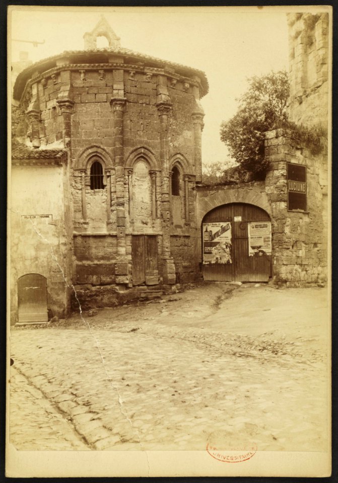 Ermitage ou Chapelle de la Trinité de Saint-Emilion - J-A Brutails - Université Bordeaux Montaigne - 0101
