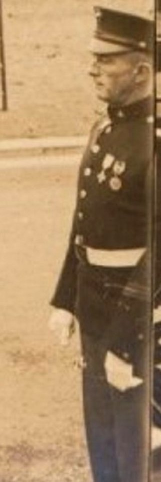 Ernest Jansen at Dedication of Tomb of Unknown Soldier, Washington DC Nov 11, 1921