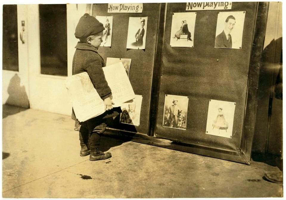 Ernest Chester, 5 years old lives at 624 S. Robinson St. Sells with his older brother Emmet, who is 9 years old. They are up very early. LOC cph.3b30500