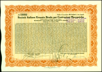 Ernesto Breda 1929
