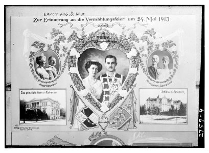 Ernst Aug. (i.e. August) & bride LCCN2014693402