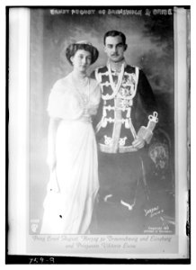 Ernst August of Brunswick & bride LCCN2014693401